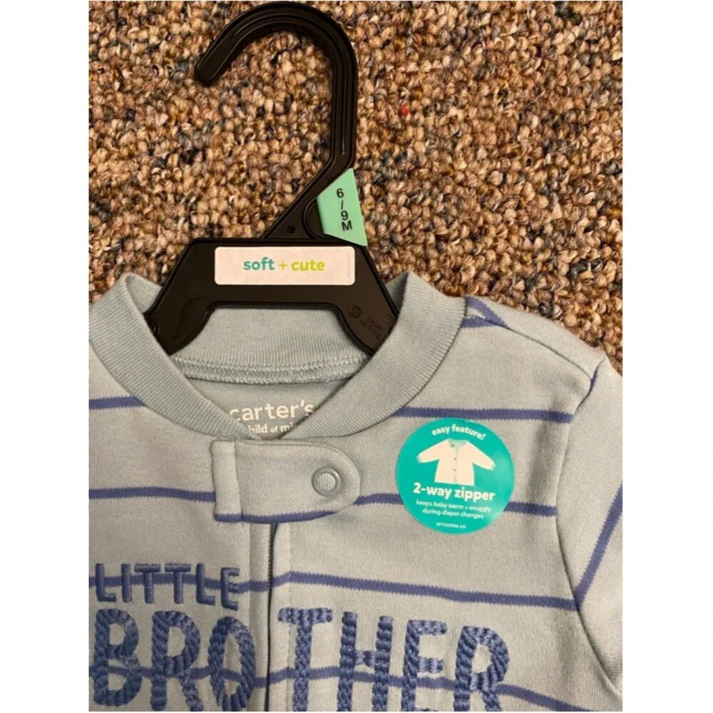 Baby Carter's Light Blue Striped 